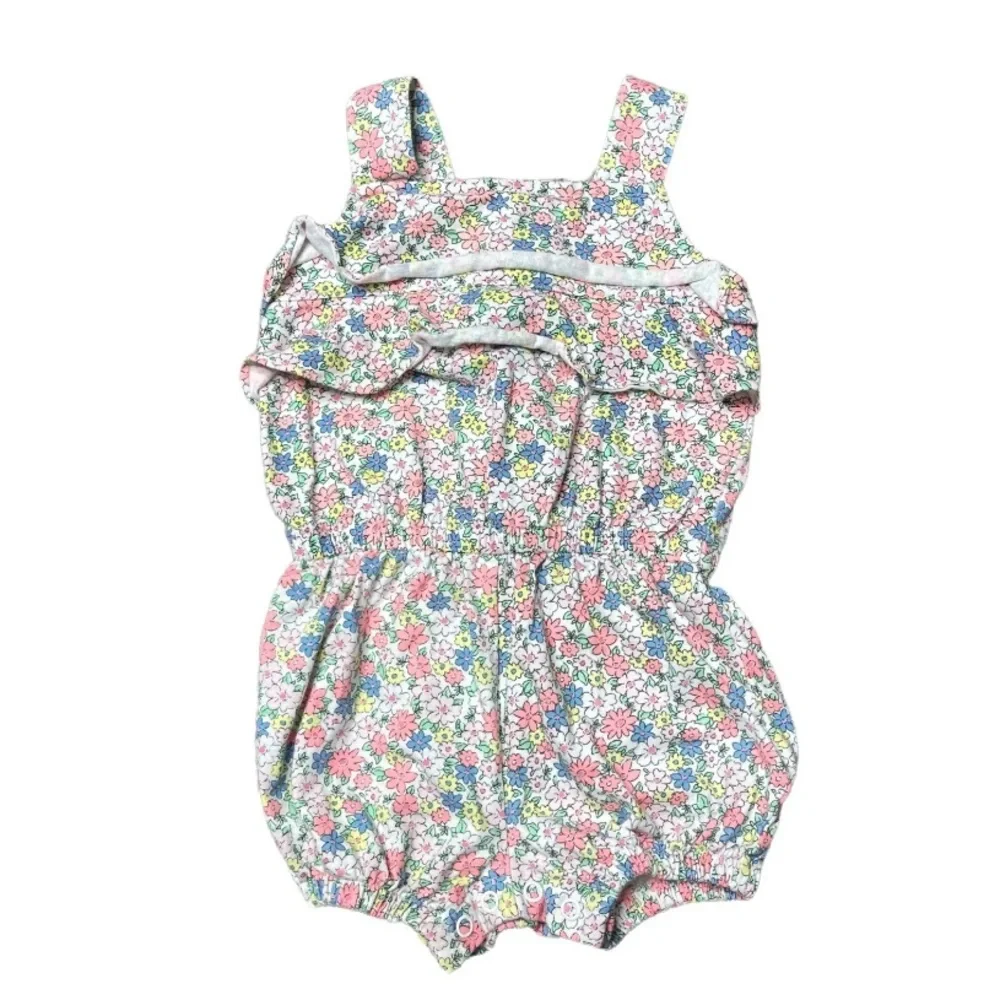 Carter’s Floral Sleeveless Ruffled Baby/Infant Girl Short Romper